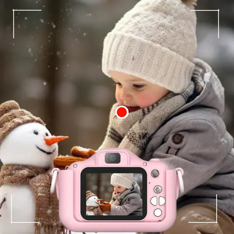 A Fun Pink Cat Camera That Can Take Photos, Record Videos, And Has 8 Filters For Selfie Mode. It Is The Best Gift For Outdoor Play During Birthdays, School Season, And Spring.Built In 400mAh Battery.